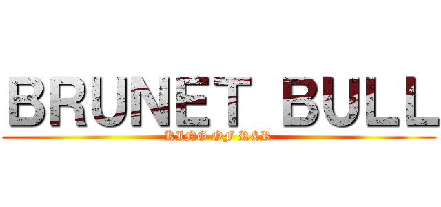 ＢＲＵＮＥＴ ＢＵＬＬ (KING OF R&R)
