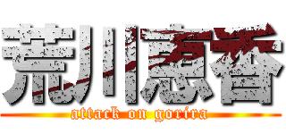 荒川恵香 (attack on gorira)