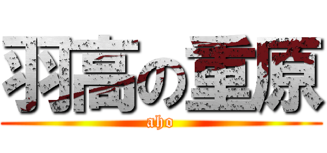 羽高の重原 (aho)