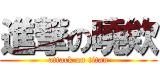 進撃の曉欸 (attack on titan)