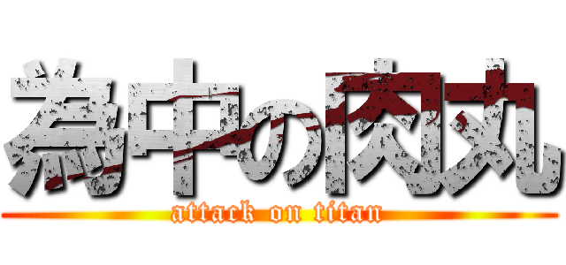 為中の肉丸 (attack on titan)