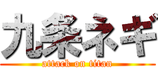 九条ネギ (attack on titan)