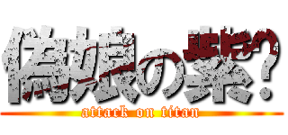 偽娘の紫醬 (attack on titan)