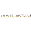 ｓｃｒｏｌｌ ｈａｃｉａ ａｂａｊｏ (attack on titan)