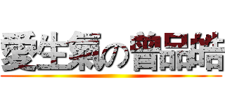 愛生氣の曾品皓 ()
