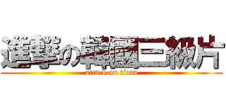 進撃の韓國三級片 (attack on titan)