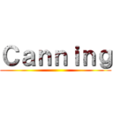Ｃａｎｎｉｎｇ ()