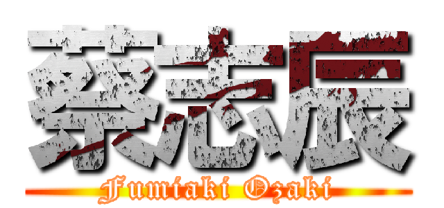 蔡志辰 (Fumiaki Ozaki)