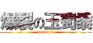 爆裂の玉蜀黍 (popcorn)