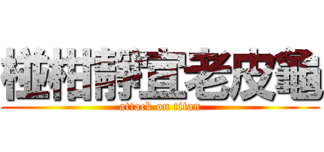 椪柑靜宜老皮龜 (attack on titan)