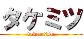 タケミツ (takemitsu)