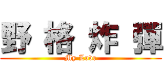 野 格 炸 彈 (My Love)