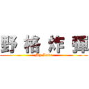 野 格 炸 彈 (My Love)