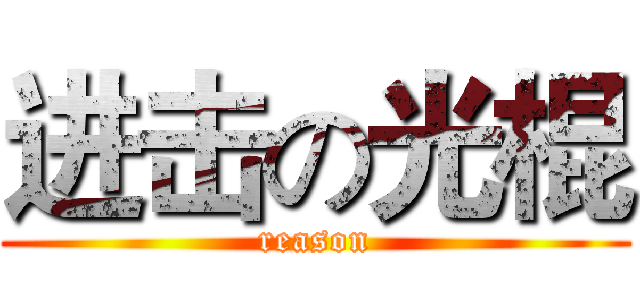 进击の光棍 (reason)