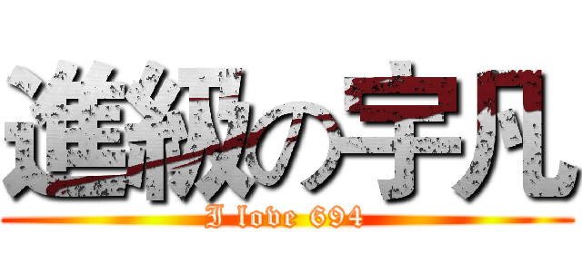進級の宇凡 (I love 694)