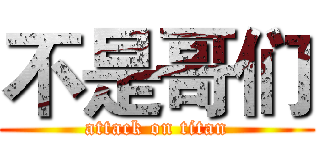 不是哥们 (attack on titan)