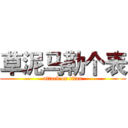 草泥马勒个表 (attack on titan)
