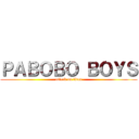 ＰＡＢＯＢＯ ＢＯＹＳ (attack on titan)