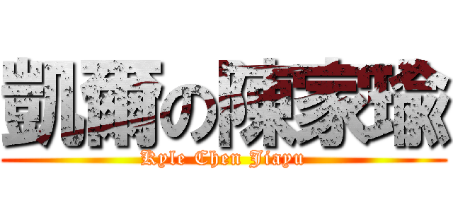 凱爾の陳家瑜 (Kyle Chen Jiayu)