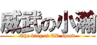 威武の小瀚 (The king of TR speed)