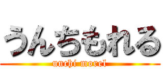 うんちもれる (unchi morel)