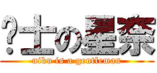 绅士の星奈 (niku is a gentleman)