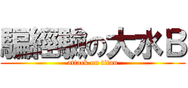騙經驗の大水Ｂ (attack on titan)