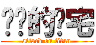 进击的军宅 (attack on titan)