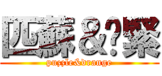匹蘇＆啫緊 (puzzle&drange)