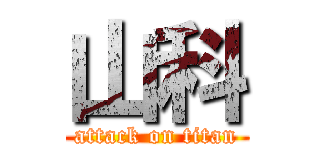 山科 (attack on titan)
