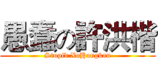 愚蠢の許洪楷 (Stupid XuHongkan)