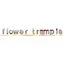 ｆｌｏｗｅｒ ｔｒａｍｐｌｅｄ ()