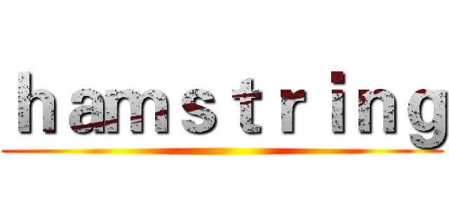 ｈａｍｓｔｒｉｎｇ ()