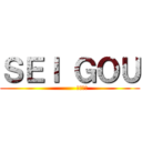 ＳＥＩ ＧＯＵ (           セイゴウ)