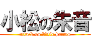 小松の朱音 (attack on little human)