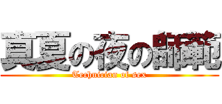 真夏の夜の師範 (Technician of sex)
