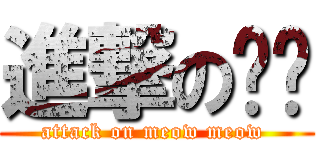 進撃の喵喵 (attack on meow meow )