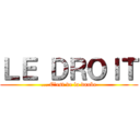 ＬＥ ＤＲＯＩＴ (... C'est de la daube)