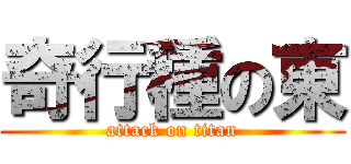 奇行種の東 (attack on titan)