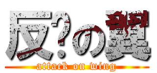 反擊の翼 (attack on wing)