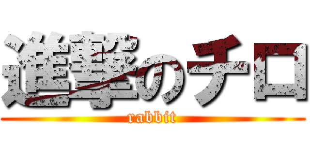 進撃のチロ (rabbit)
