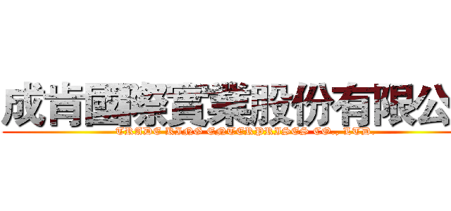 成肯國際實業股份有限公司 (TRADE KING ENTERPRISES CO., LTD.)