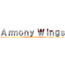 Ａｒｍｏｎｙ Ｗｉｎｇｓ (attack on titan)