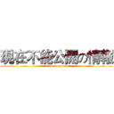 現在不能公開の情報 (i am so good)