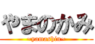 やまのかみ (~yamashin~)