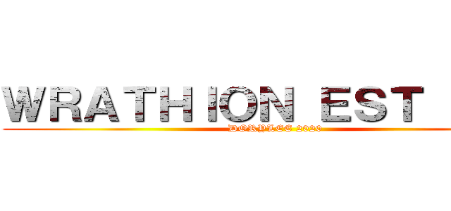 ＷＲＡＴＨＩＯＮ ＥＳＴ ＮＵＬ (DORYLEE 2020)