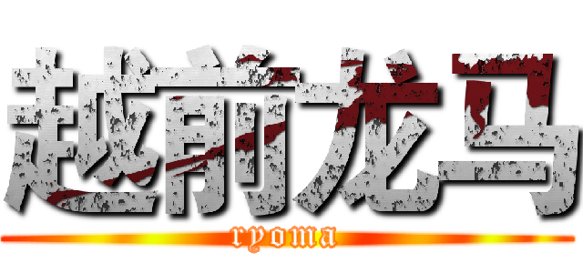 越前龙马 (ryoma)