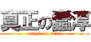 真正の蠢淳 (attack on titan)