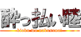 酔っ払い睦 (kioku wo nakusuna!)