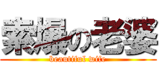 索爆の老婆 (beautiful wife)